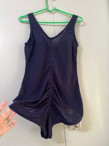 Navy Blue Lace Bodysuit