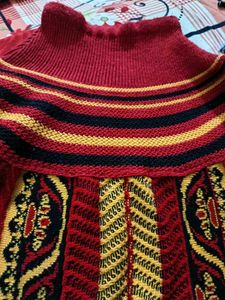 High neck sweater cum kurti