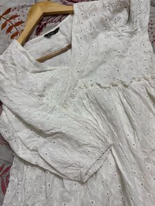 Schiffli Dress