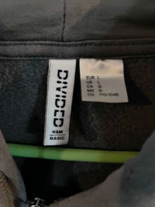 H&amp;M Gray Zip-Up Hoodie