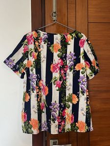 Floral Striped Top