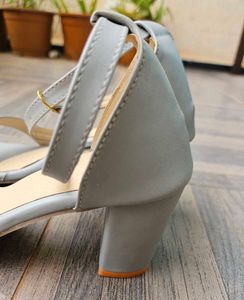 Grey Elegant Heels