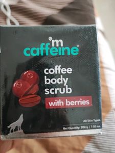 M Caffeine Coffe Body Scrub With Berries