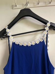 Blue Daisy Mini Dress