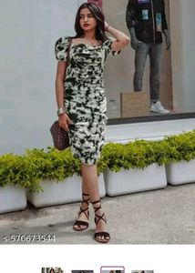 Stylish  Printed Bodycon dress ❤️🌸