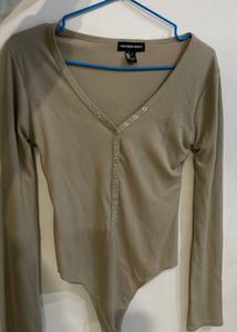 Full sleeve bodysuit top