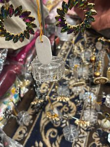 Stunning Gemstone Hoop Earrings