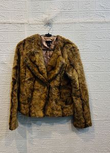 🇺🇸 H&amp;M Imported Faux Fur Coat
