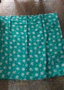 Floral Cotton Blend Saree