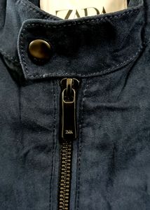 Zara Suede Leather Jacket