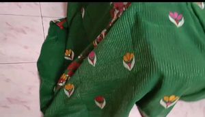 Cotton Hand Embroidered Saree