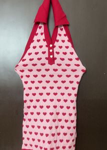 Cute Heart Print Top