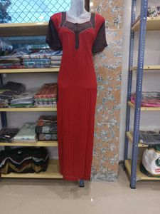 Red Printed Nighty