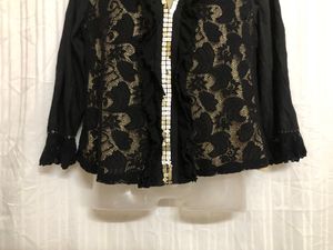 AIH JY FEEL Black Long Sleeve Top