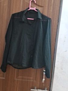 Black See Through Shirt