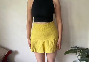 Yellow Mini Skirt