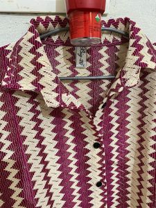 Patterned Crop Top