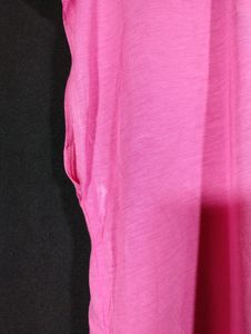 Zara Pink V-neck T-Shirt (Women)