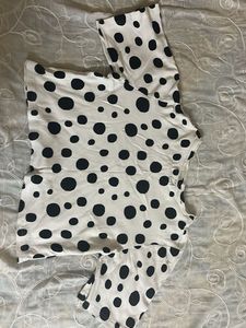 Oversized Polka Dot T Shirt