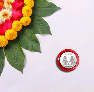Silver color Coin for Gift &amp; Pooja | Silve