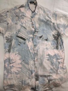 Abstract Print Short Sleeve Shirt