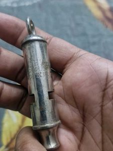 Vintage Metal Whistles - Set of 2