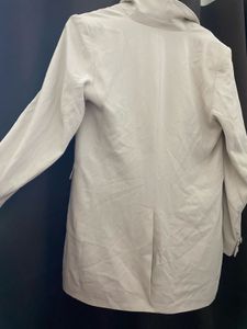 H&amp;M Cowl Neck Satin Viral Blazer