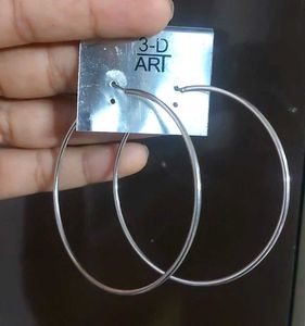 Silver Hoop Earrings