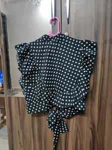 Polka Dot Crop Top