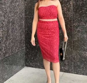 Red Co-ord  Set