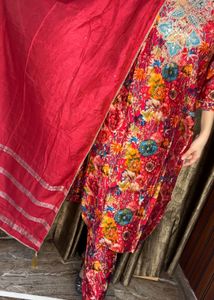 FLORAL PARTY WEAR SUIT SET