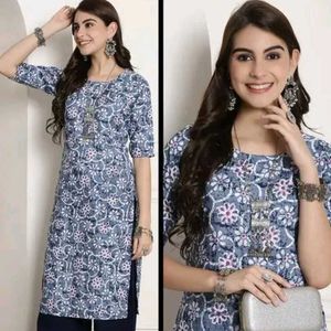 Floral Print Kurta