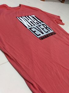 PEACH COLOUR TSHIRT