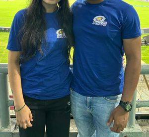 Mumbai Indians T-shirt For Mens/Womens