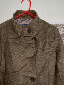 Vintage Brown Wool Coat