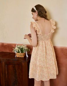 Ruffle A-line Dress