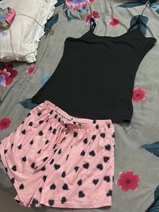Night Suit Shorts Set