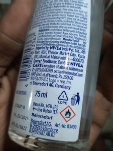Nivea Deodorant Roll On Spray