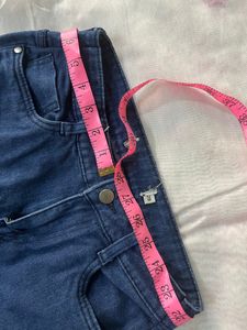 Blue Ankle Legth Jeans
