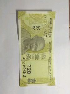 A 20 Rs Note