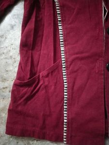 Cute maroon Girls Jacket
