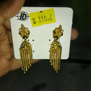 6 Pair 🌟 Golden Earrings