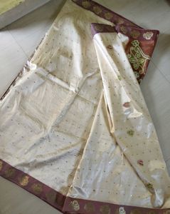 Beautiful Saree With Stiched Blouse