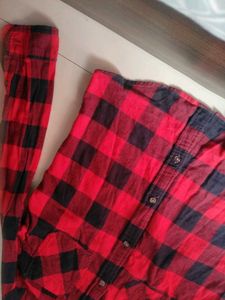 Red &amp; Black Flannel Shirt