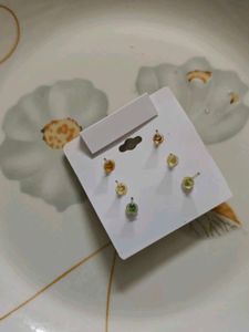 🆕 Earring Set - 3 Pairs