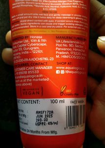 Aqualogica Detan+ Smoothie Face Wash