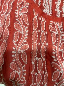 Georgette Knee Length Anarkali Kurta