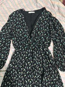 Mango Long Sleeve Dress