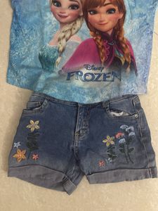Frozen T-shirt &amp; Shorts Set