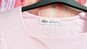 Baby Pink Comfy Zara Top🩷